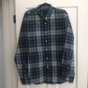 NWOT J. Crew Men’s Plaid Shirt